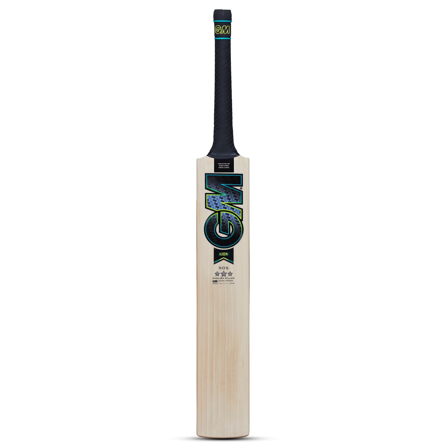 Cric Studio Canada GM 505 Aion English Willow Cricket Bat with a light wood finish and traditional handle design.