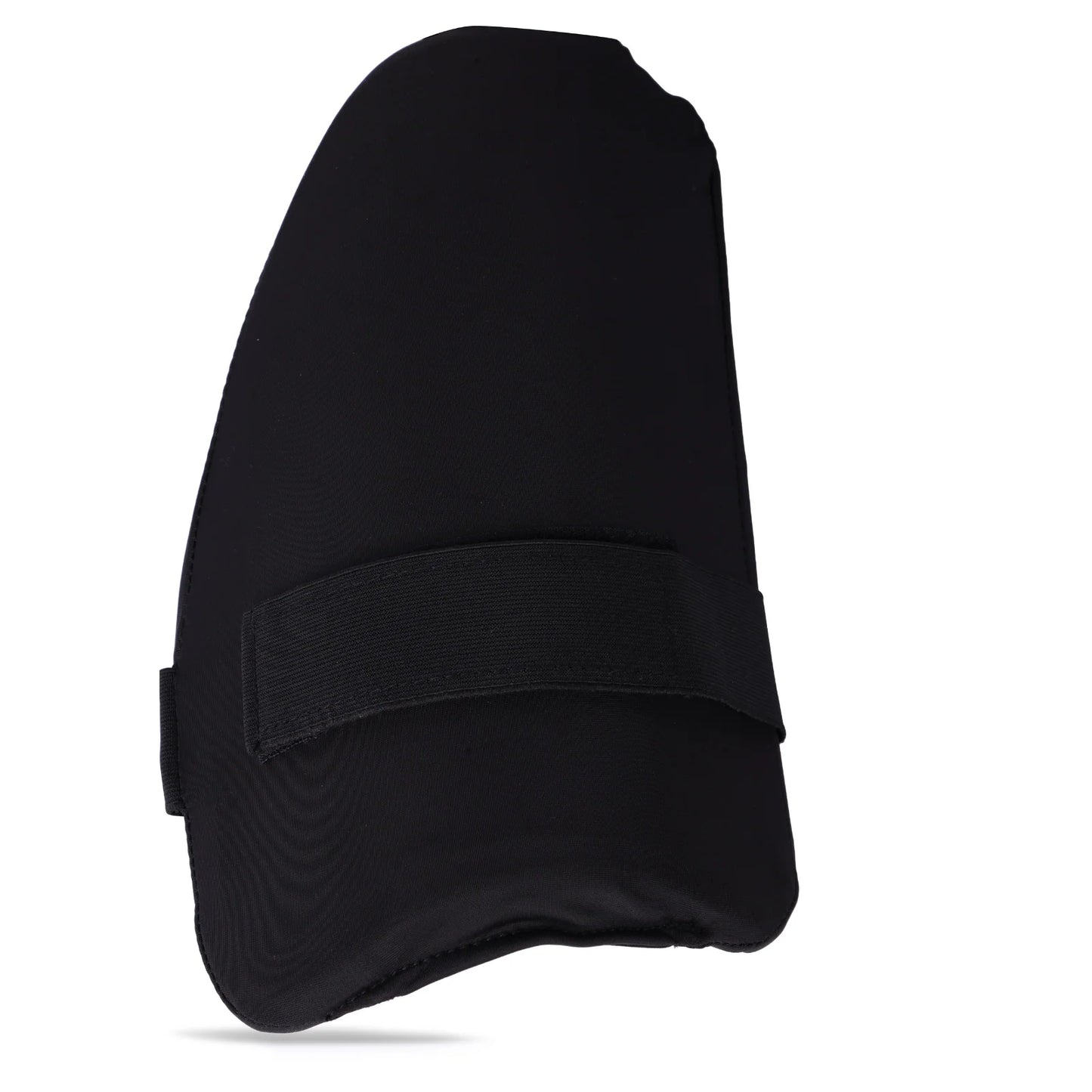 Black SG Combo Ace Protector cricket thigh guard by Cric Studio Canada, showing padded protective gear for batting.
