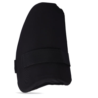 Black SG Combo Ace Protector cricket thigh guard by Cric Studio Canada, showing padded protective gear for batting.