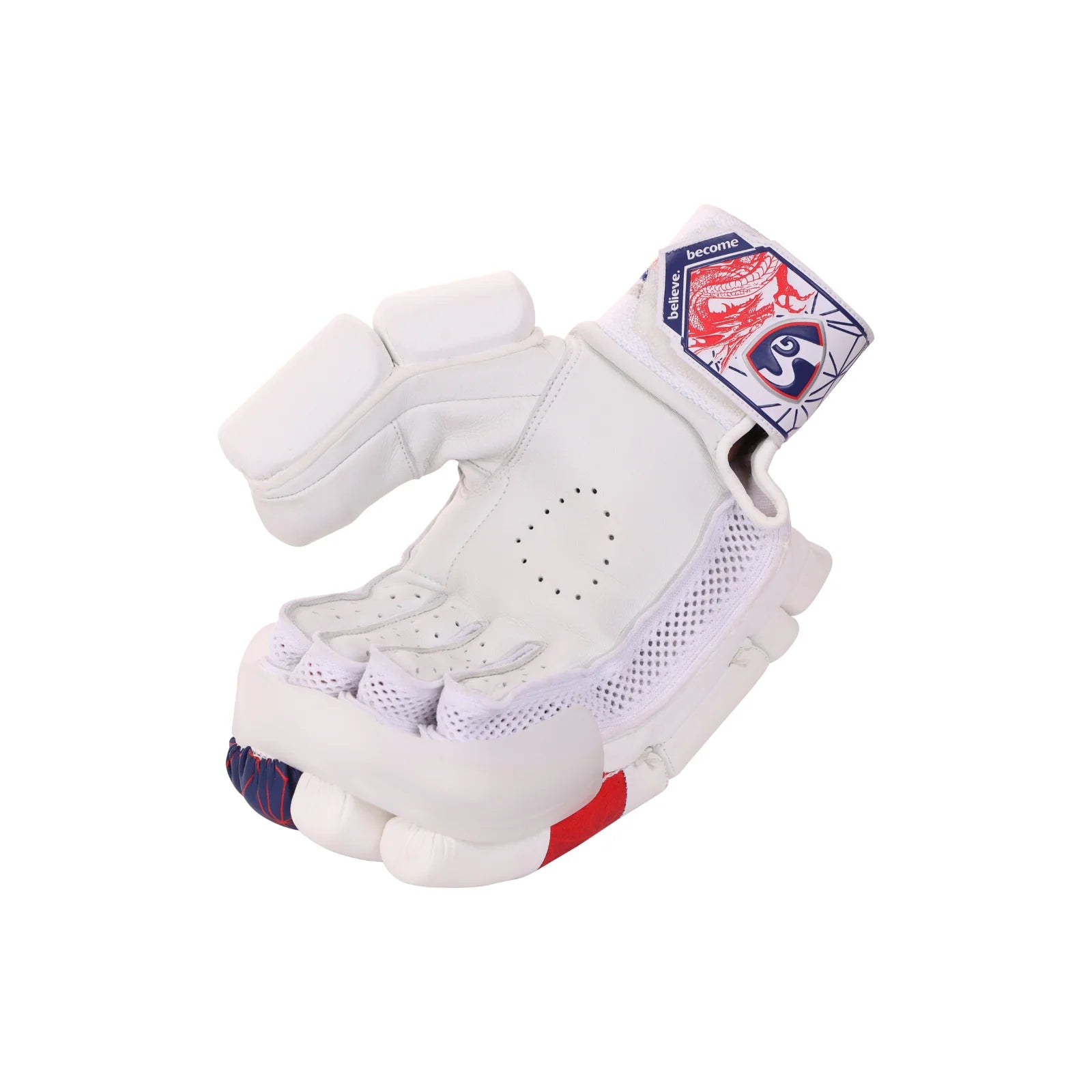 Cric Studio Canada SG KLR Armour Batting Gloves with padded palms and adjustable wrist straps for cricket batting protection