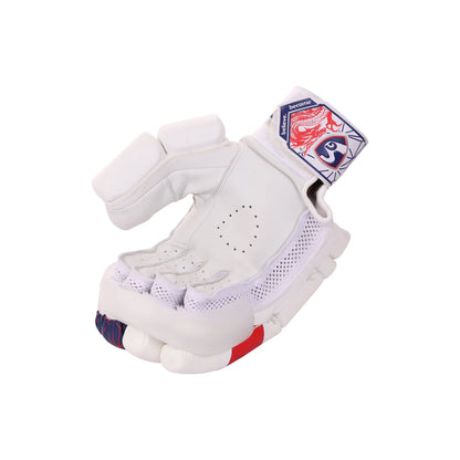 Cric Studio Canada SG KLR Armour Batting Gloves with padded palms and adjustable wrist straps for cricket batting protection