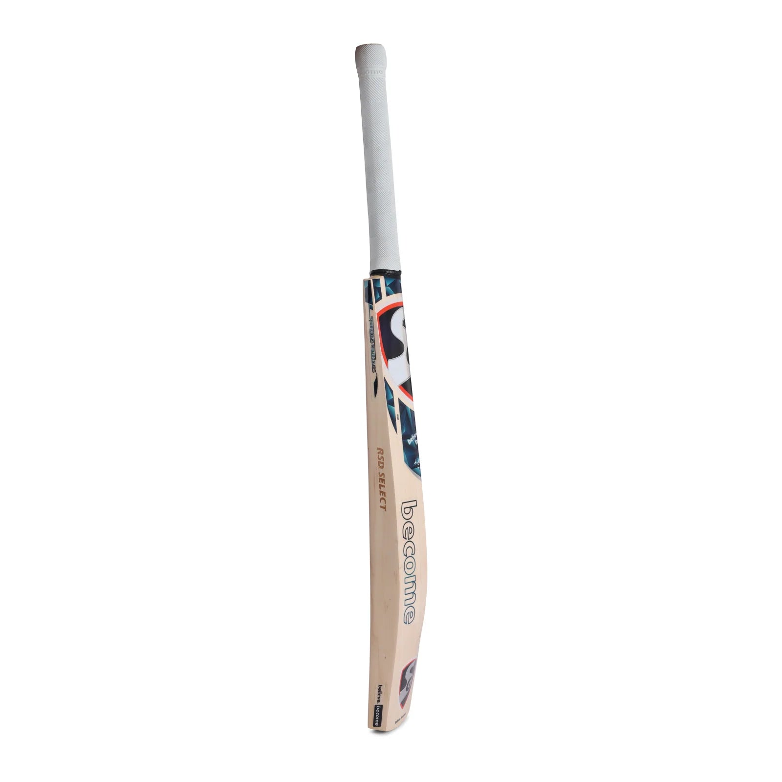 Cricket bat from Cric Studio Canada, SG RSD Select EW model, showing the wooden blade and grip for recreational cricket play.