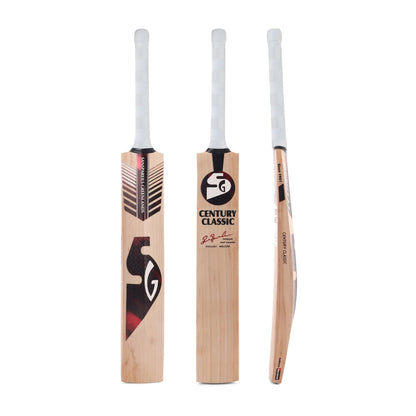 Cric Studio Canada SG Century Classic EW cricket bat with wooden blade and handle, showcasing a professional cricket bat design.