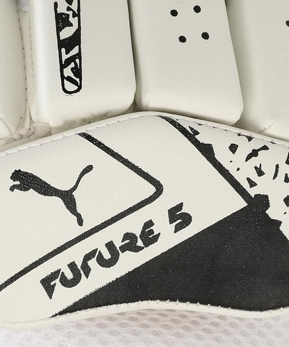 Puma Future 5 batting gloves by Cric Studio Canada with padded palms and adjustable wrist straps for cricket batting protection.