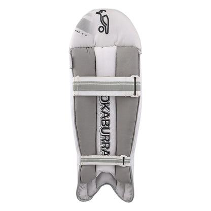 Cric Studio Canada KB W/K Pads Pro 2.0 wicket keeping leg guards with protective padding and adjustable straps.