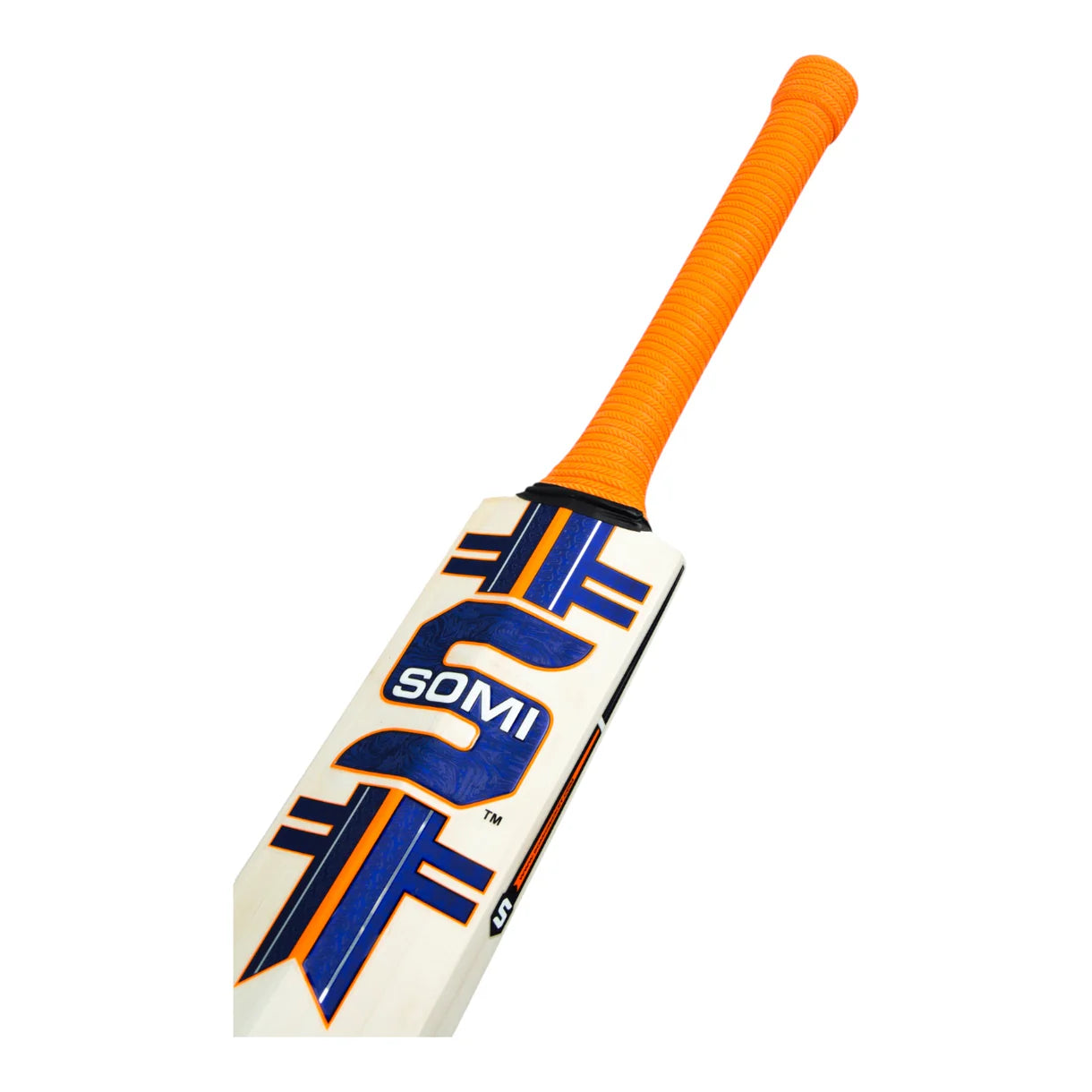 Cricket bat by Cric Studio Canada, MSD Phase Player EW model, showing a wooden cricket bat with a smooth handle and sturdy blade.