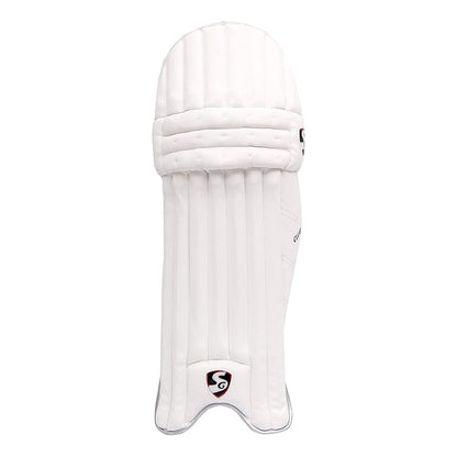 Cric Studio Canada SG Club batting leg guards with padded protection, adjustable straps, and durable design for cricket players.