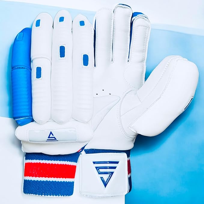 Cric Studio Canada Versant Batting Gloves GOAT with padded palms and adjustable wrist strap for cricket batting.