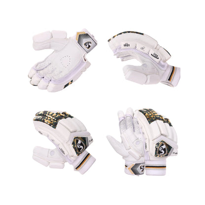 Cric Studio Canada SG HP 33 batting gloves with padded palms and adjustable wrist straps for cricket batting protection
