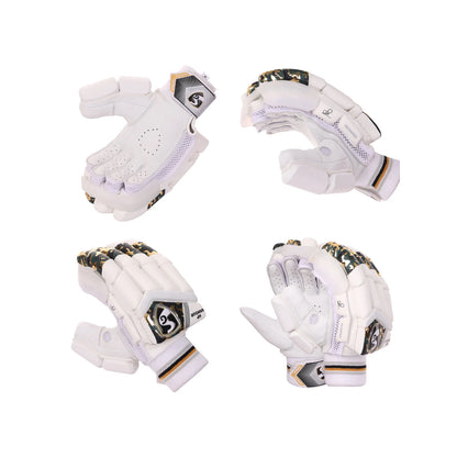 Cric Studio Canada SG HP Armour batting gloves for right hand, protective cricket gloves with padding and grip for batting.