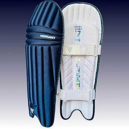 Cricket batting legguard from Cric Studio Canada, Versant Batting Legguard OG, with protective padding and adjustable straps.