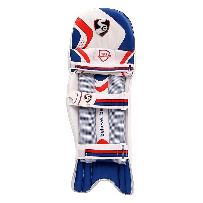 Cric Studio Canada SG Club batting leg guard showing padded leg protection with adjustable straps for cricket players