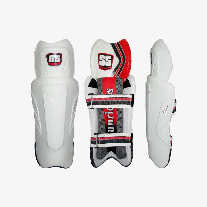Cric Studio Canada SS Dragon WK Pads wicket keeping leg guards with padding and adjustable straps for cricket wicket keeper protection