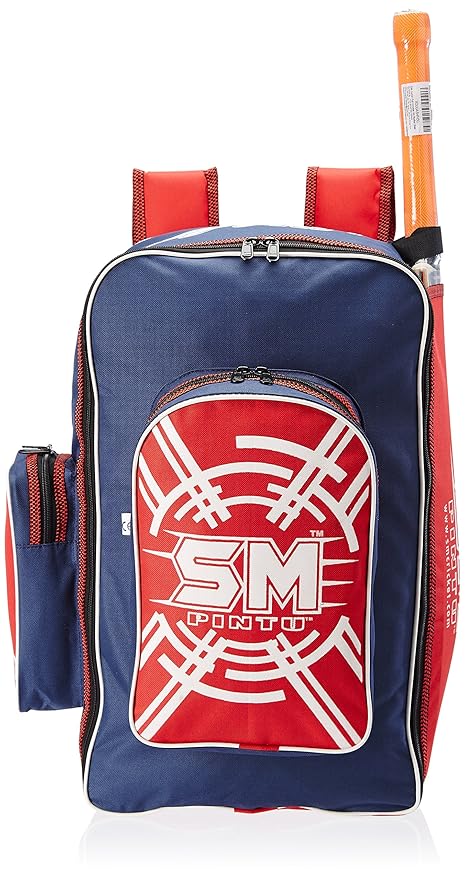 Cric Studio Canada SM Junior Full Kitbag with cricket gear, straps, and compartments for young cricket players.