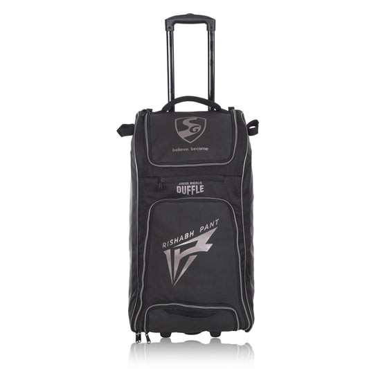Cric Studio Canada junior kit bag with duffle trolley, featuring a spacious main compartment and adjustable shoulder strap.