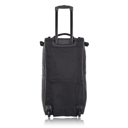 Cric Studio Canada junior kit bag with trolley, navy blue duffle-style kit bag for sports or travel use.