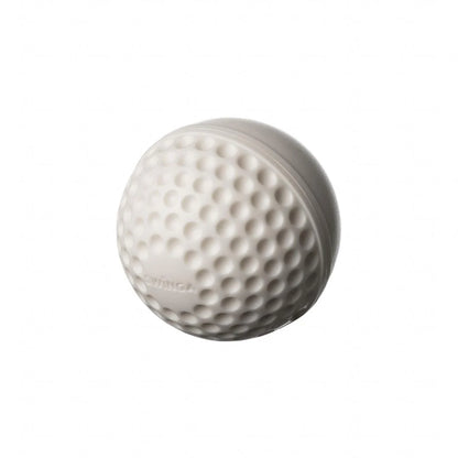 Cric Studio Canada SG Swinga cricket ball accessory with white seam and branding, designed for cricket training and practice.