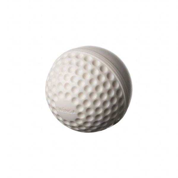Cric Studio Canada SG Swinga cricket ball accessory with white seam and branding, designed for cricket training and practice.