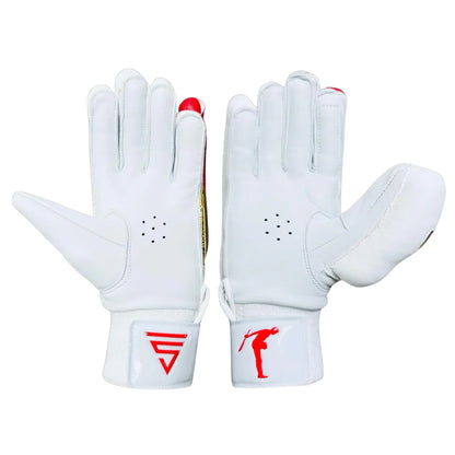 Cric Studio Canada Versant Batting Gloves Showman Glory, padded cricket batting gloves with branding and protective features.