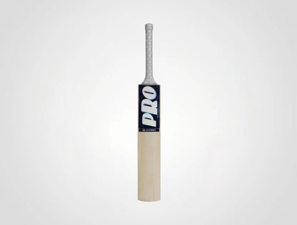 Protos Blizzard English Willow cricket bat with a sturdy handle and smooth blade, ideal for professional cricket players.