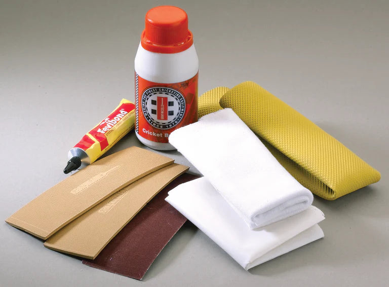 Cricket repair kit by Cric Studio Canada with bat care tools and accessories for cricket bat maintenance and repair.