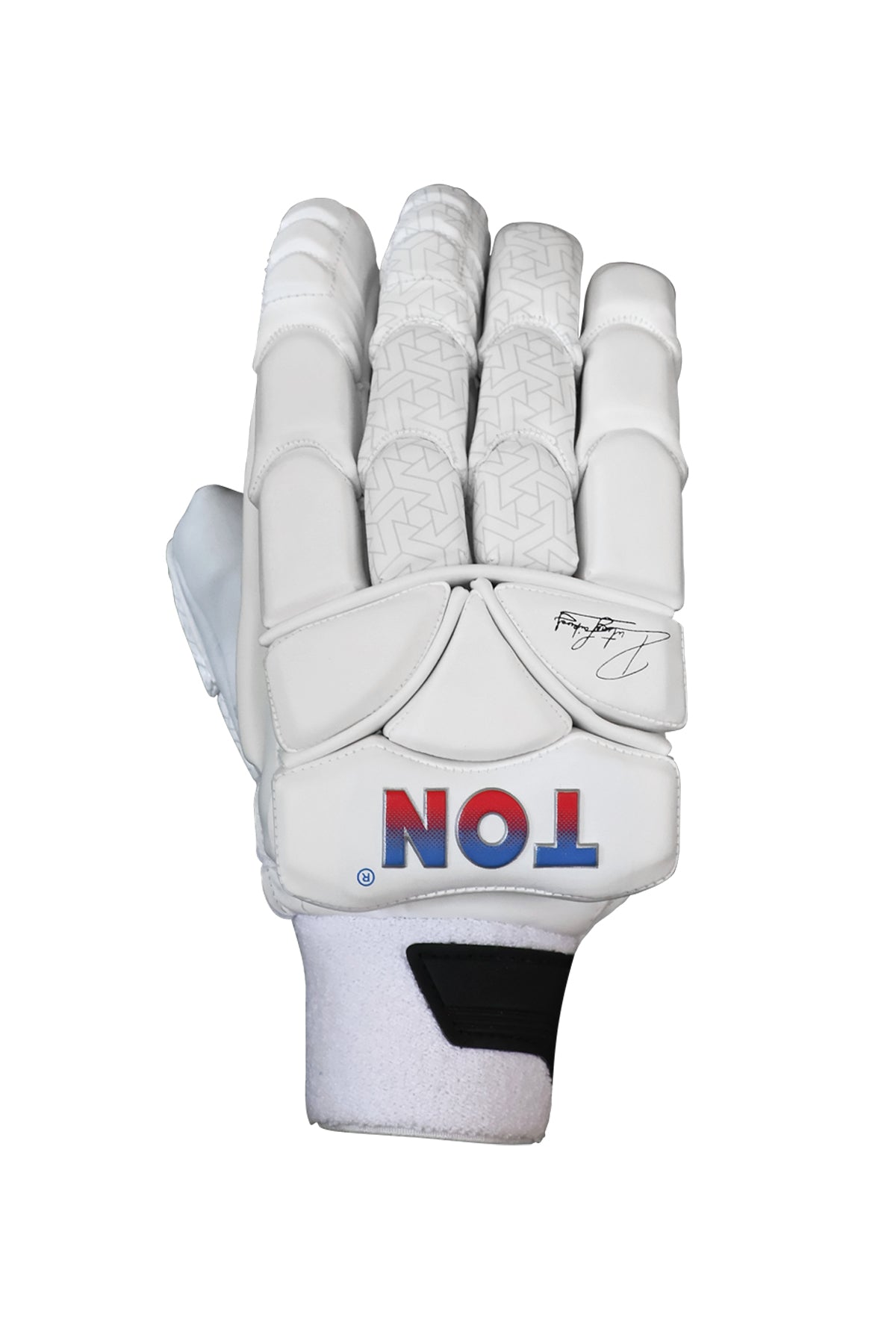 Cricket batting legguards from Cric Studio Canada, SS B/G TON PRO 1.0 MRH model, showing front view with protective padding