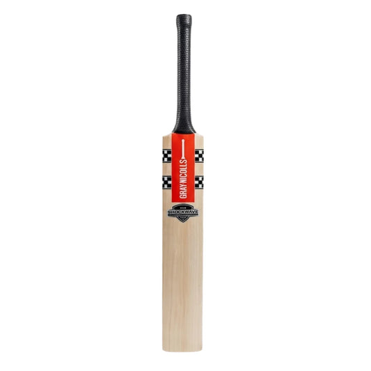 GN8 Shockwave H English Willow cricket bat by Cric Studio Canada, showing the bat's blade and handle design.