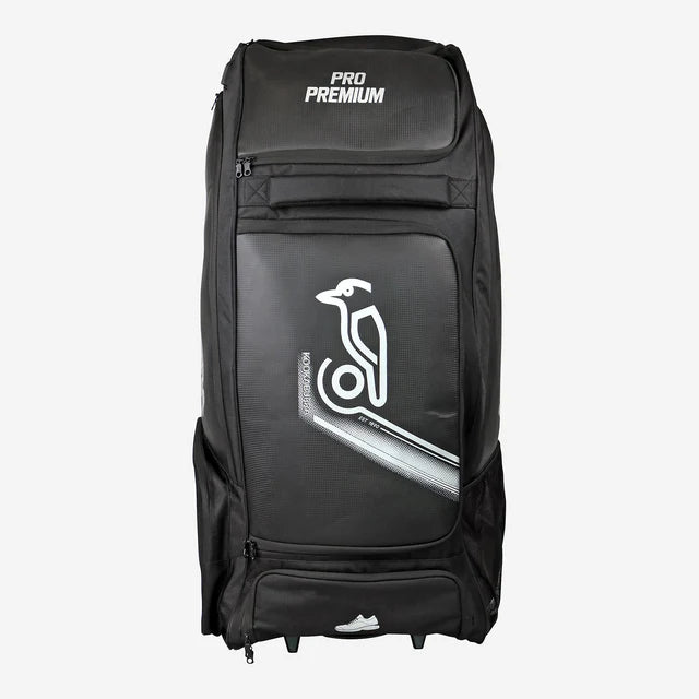 Kookaburra Kit Bag Pro Premium cricket kitbag with multiple compartments and adjustable straps, designed by Cric Studio Canada.