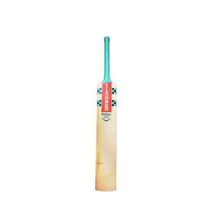 Gray-Nicolls BAT GN2 SUPRA cricket bat by Cric Studio Canada, English willow with a sleek gray finish and sturdy handle.