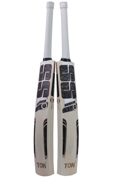Cricket bat from Cric Studio Canada SS Master 700 EW featuring a wooden blade and handle, ready for cricket gameplay.