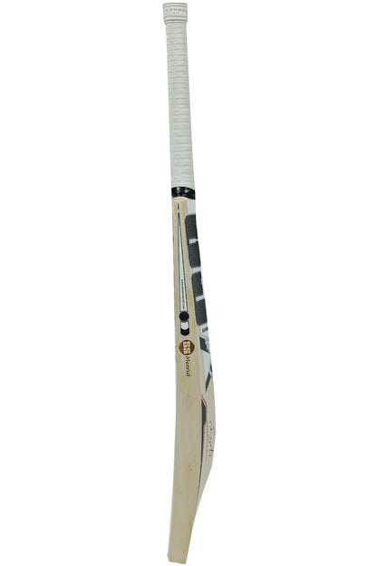 Cricket bat from Cric Studio Canada, SS SKY 360 EW BAT, showing the wooden surface and brand logo.