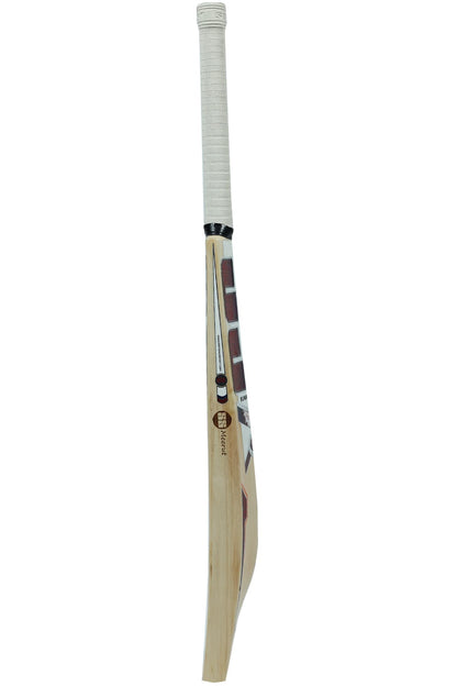 Cricket bat from Cric Studio Canada, SS Sky Stunner model, showing the polished wooden blade and grip handle.