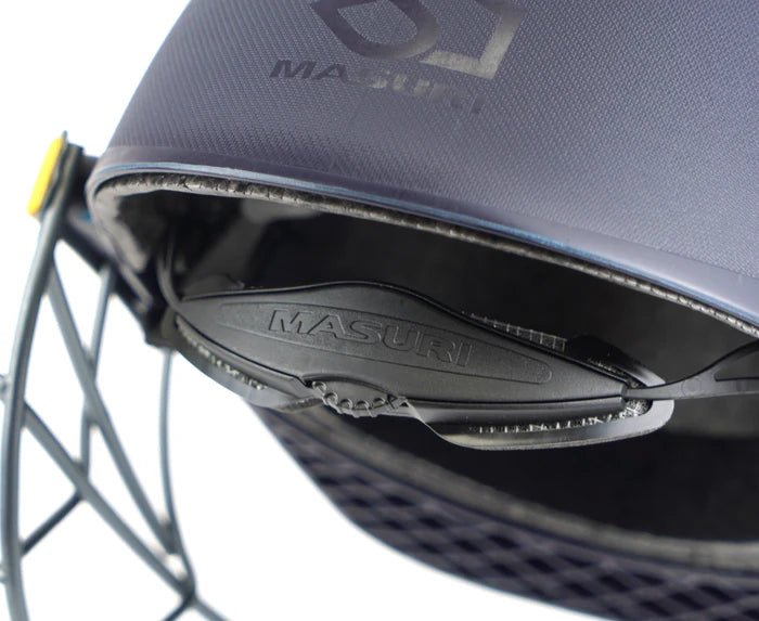 Cric Studio Canada Masuri Helmet C Line Steel with protective face guard and ventilation, designed for cricket players.