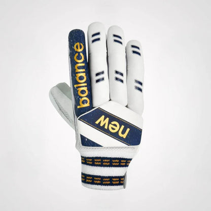 New Balance DC 3i cricket batting gloves by Cric Studio Canada, showcasing padded finger protection and breathable fabric.