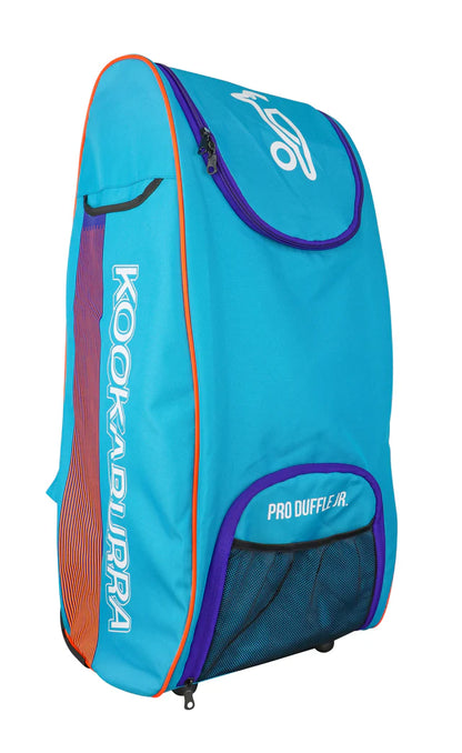 Kookaburra KB PRO Duffle Junior kitbag by Cric Studio Canada, showing a navy blue sports kitbag with handles and zip closure.
