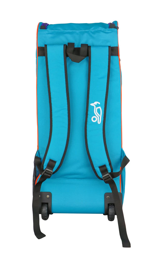 Cric Studio Canada Kookaburra Kit Bag KB PRO Duffle Jr in black with carrying straps, designed for sports gear storage