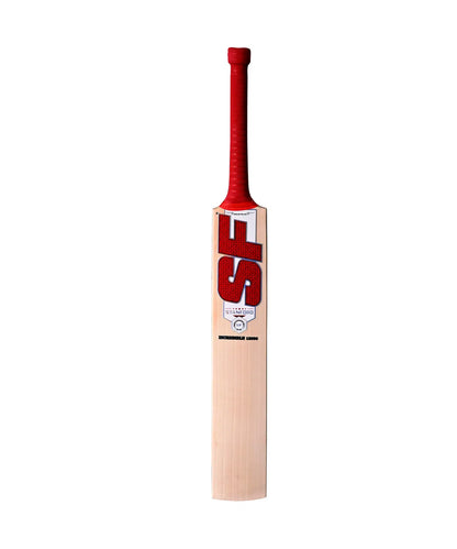 English Willow Cricket Bat from SF INCREDIBLE 12000 series, featuring a sturdy design and smooth wood finish for optimal performance.