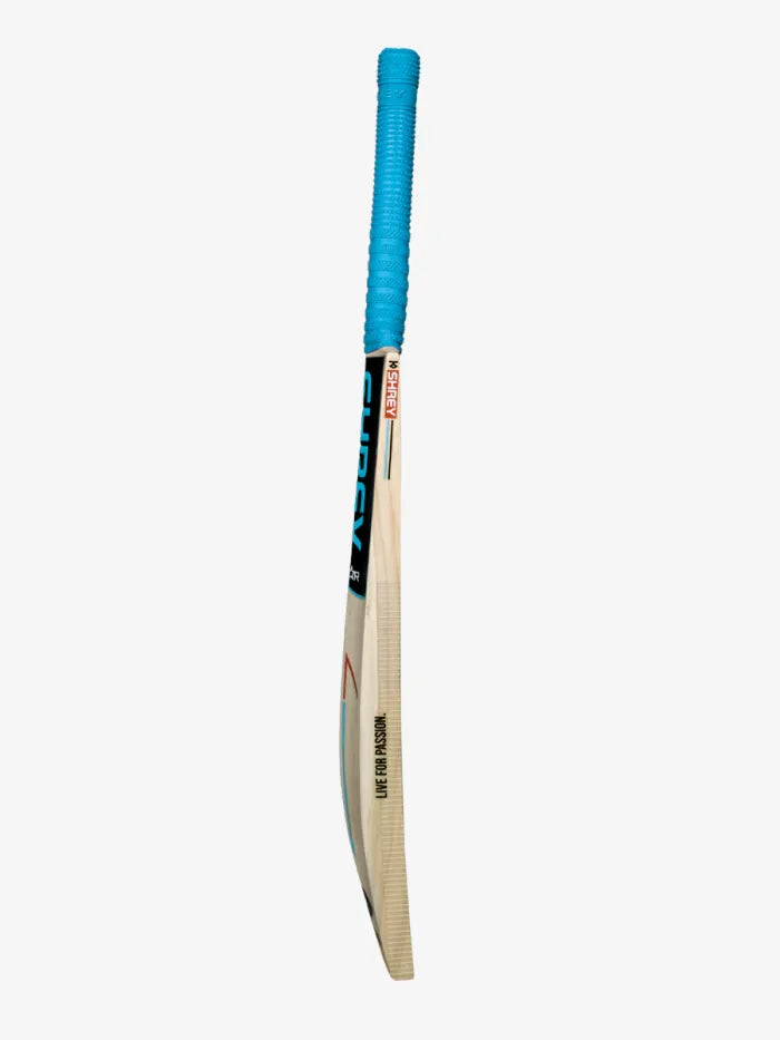 Cric Studio Canada Shrey Star cricket kitbag with cricket bat, helmet, and gear in steel blue and red for cricket players.