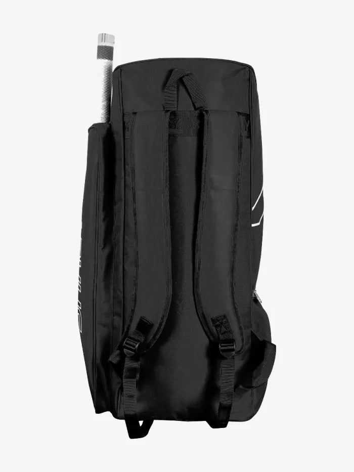 Black Shrey Kare duffle kitbag by Cric Studio Canada with sturdy handles and spacious main compartment for sports gear.
