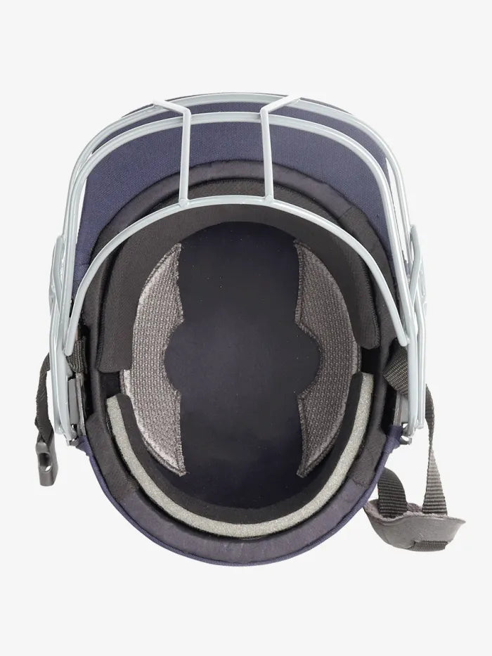 Black Shrey Performance Steel Helmet by Cric Studio Canada with durable steel construction and adjustable straps.