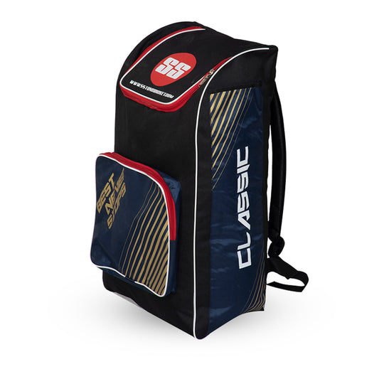 Cric Studio Canada SS Classic Duffle cricket kit bag with multiple compartments and sturdy handles for easy carrying.