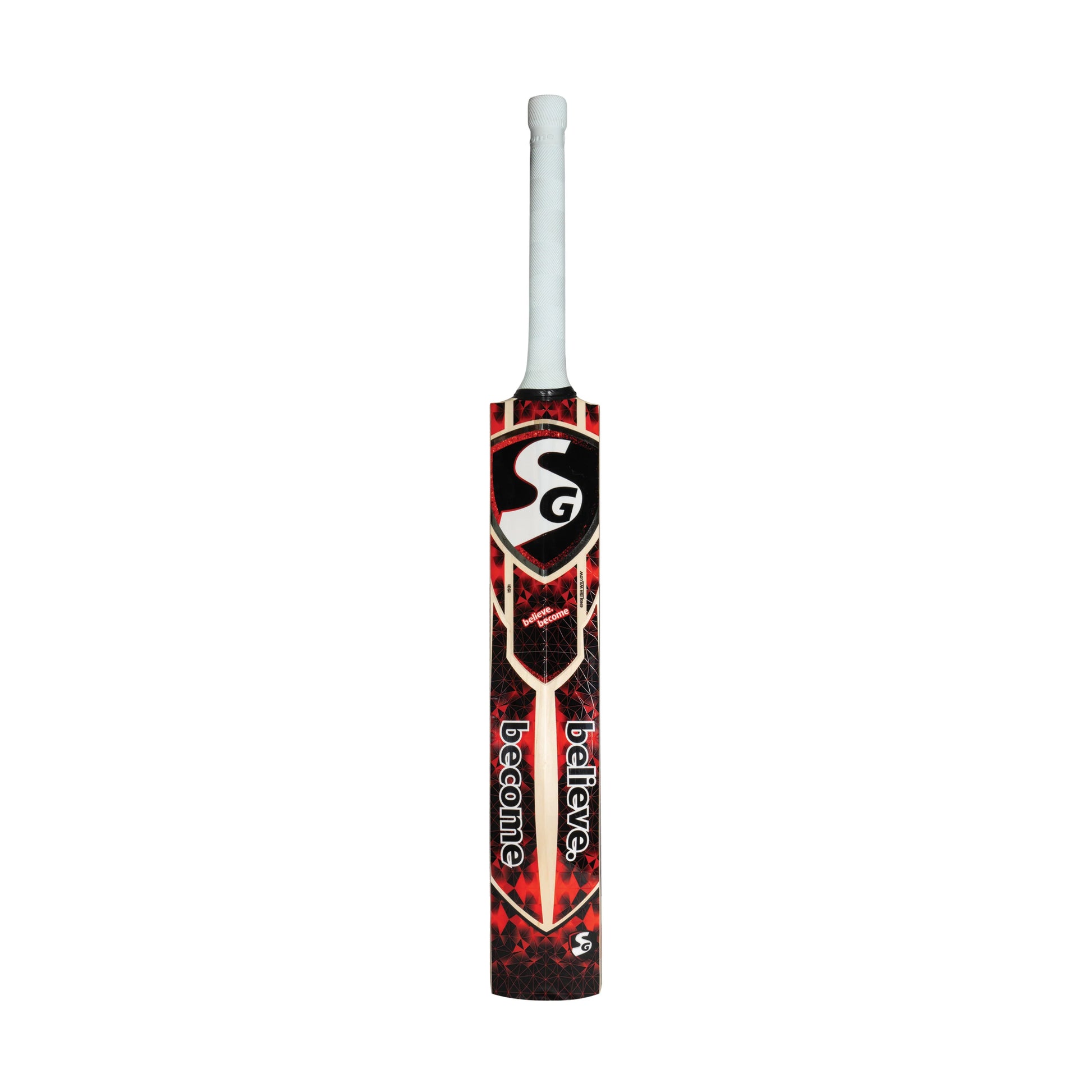 Cricket bat SG Sierra 150 EW by Cric Studio Canada, showing the wooden blade and handle for professional play.