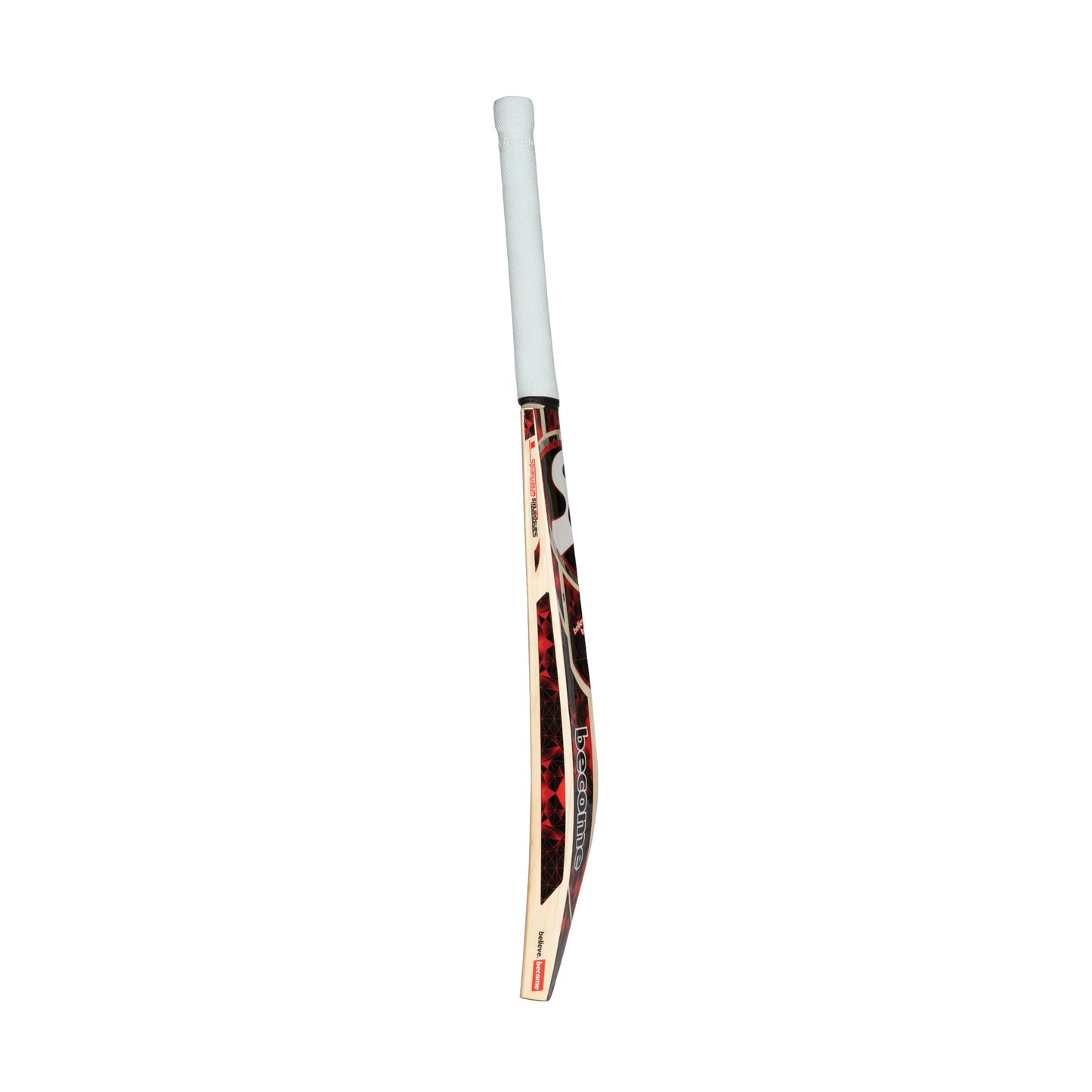 Cricket bat Sierra 150 EW by Cric Studio Canada, showing the wooden blade and handle with brand logo visible.