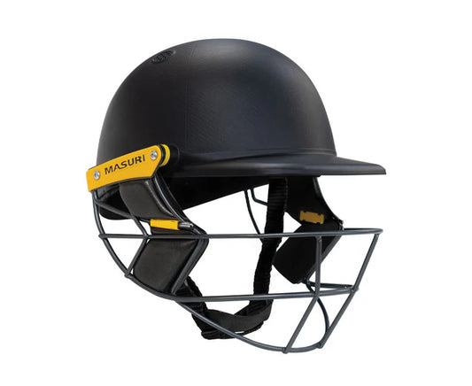 Cric Studio Canada Masuri Helmet T Line Plus Titanium helmet in navy with matte finish, featuring a sleek protective design.