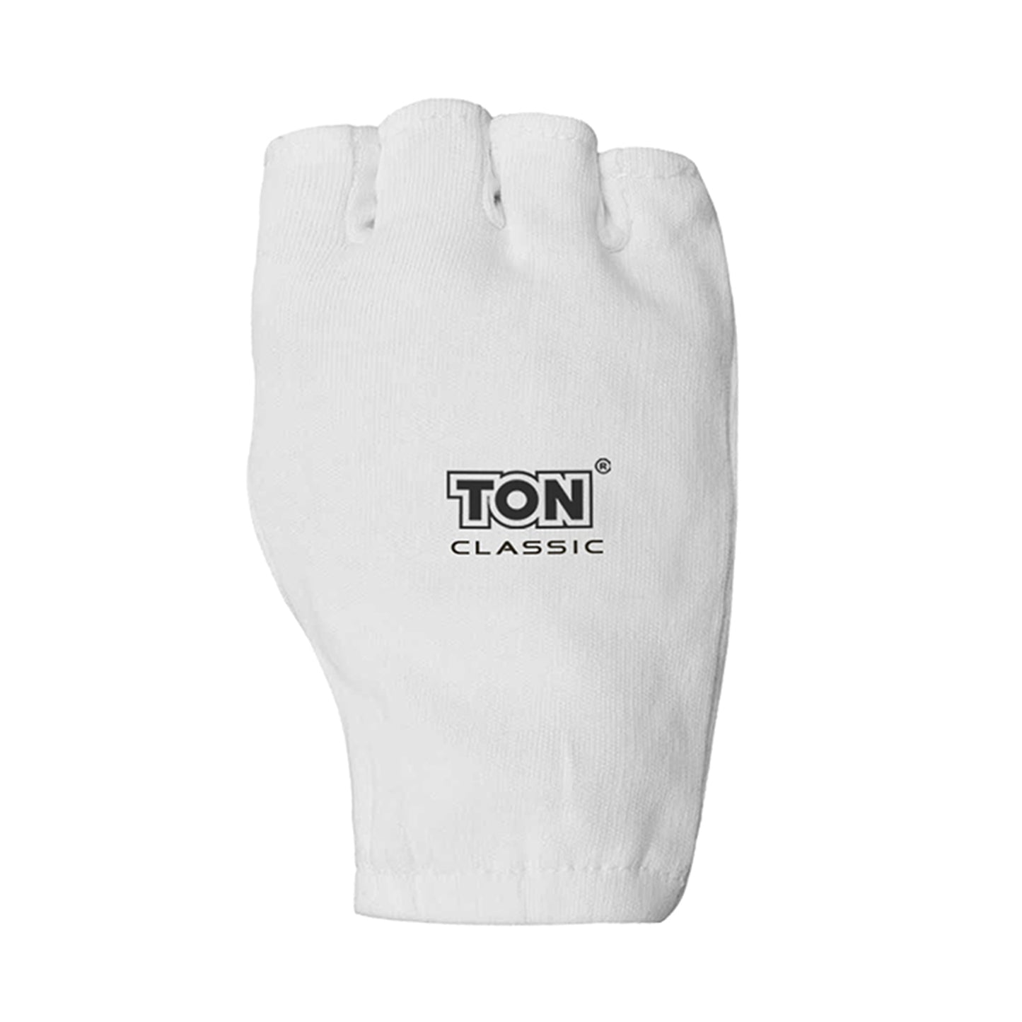 Pair of Cric Studio Canada SS Inner Gloves Ton Classic Cut Finger men's accessories, black fabric with open finger design.