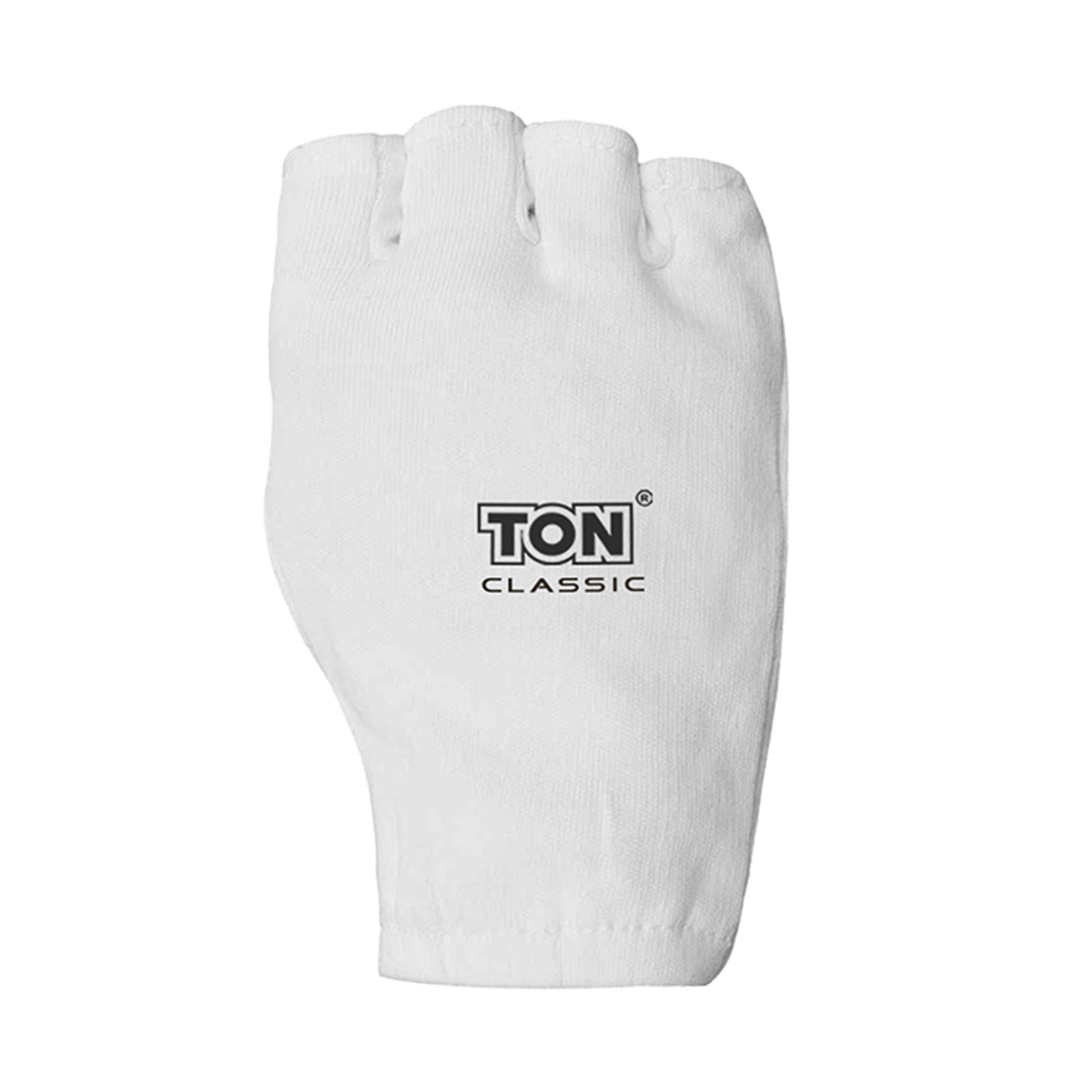 Pair of Cric Studio Canada SS Inner Gloves Ton Classic Cut Finger men's accessories, black fabric with open finger design.