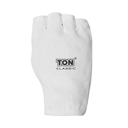 Pair of Cric Studio Canada SS Inner Gloves Ton Classic Cut Finger men's accessories, black fabric with open finger design.