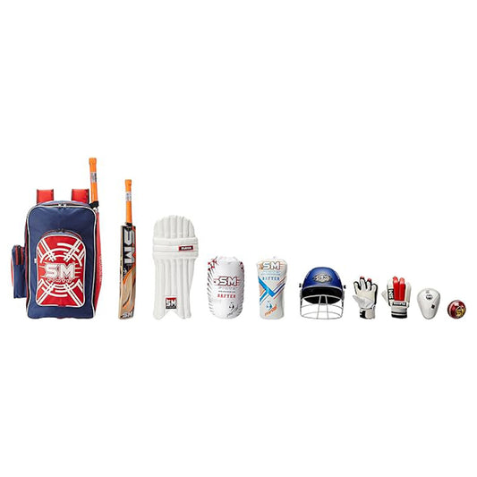 Cric Studio Canada SM Junior Full Kit cricket kitbag with compartments and carrying straps for young players.