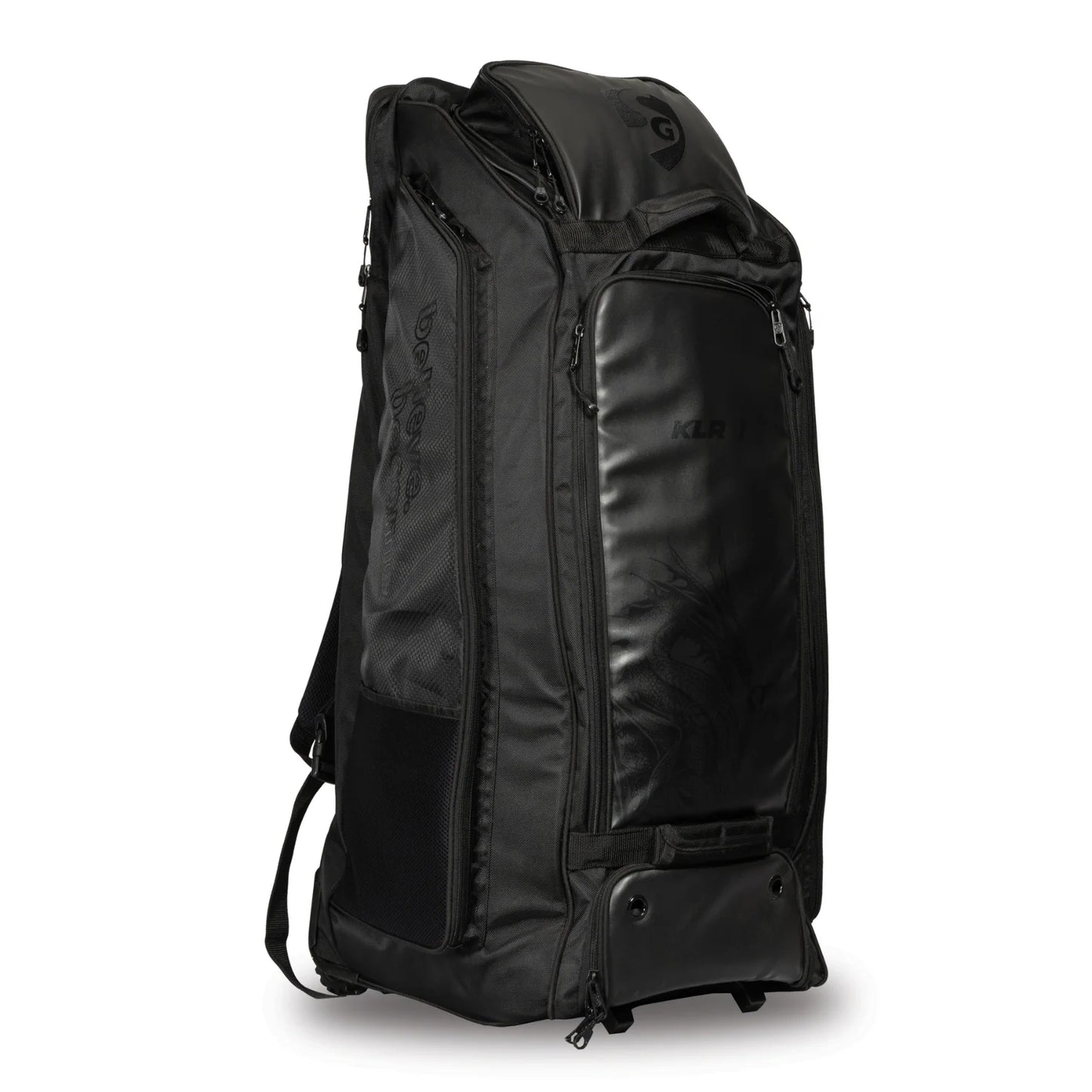 Cric Studio Canada SG KLR Wheelie Duffle Cricket Kit Bag with adjustable shoulder strap and spacious main compartment for cricket gear