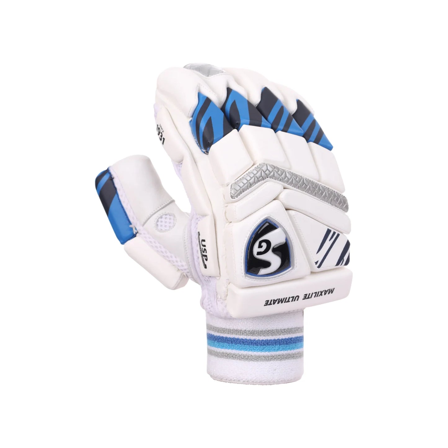 Cric Studio Canada G Maxilite Ultimate batting gloves with padded palms and adjustable wrist straps for cricket players